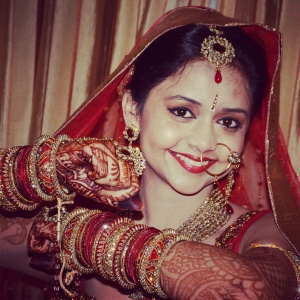 A stylish and modern Indian bride